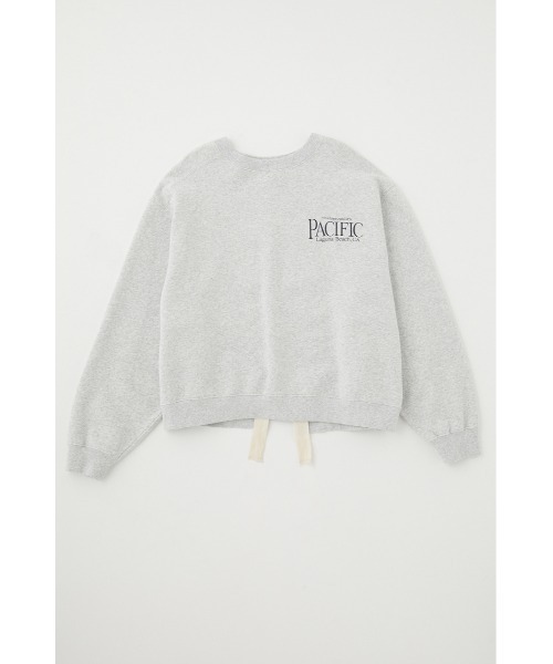 MOUSSY(マウジー)の「BACK SLIT プルオーバー(スウェット・レディース・ホワイト/杢グレー/ダークネイビー・FREE)」の21枚目の写真