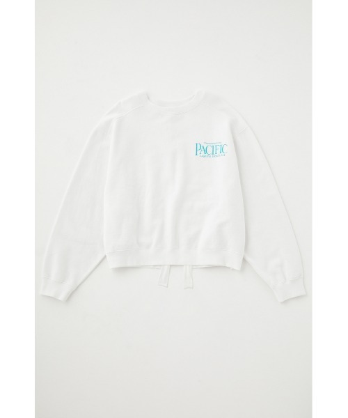 MOUSSY(マウジー)の「BACK SLIT プルオーバー(スウェット・レディース・ホワイト/杢グレー/ダークネイビー・FREE)」の22枚目の写真