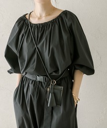 COLLAGE GALLARDAGALANTE | ギャザージャンプスーツ(サロペット/オーバーオール)