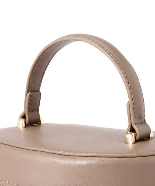 EDIT COLOGNE（エディットコロン）の「メッシュバニティバッグ（ショルダーバッグ・レディース・ホワイト/ブラウン・ﾌﾘ-）」の4枚目の写真