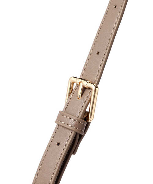 EDIT COLOGNE（エディットコロン）の「メッシュバニティバッグ（ショルダーバッグ・レディース・ホワイト/ブラウン・ﾌﾘ-）」の10枚目の写真