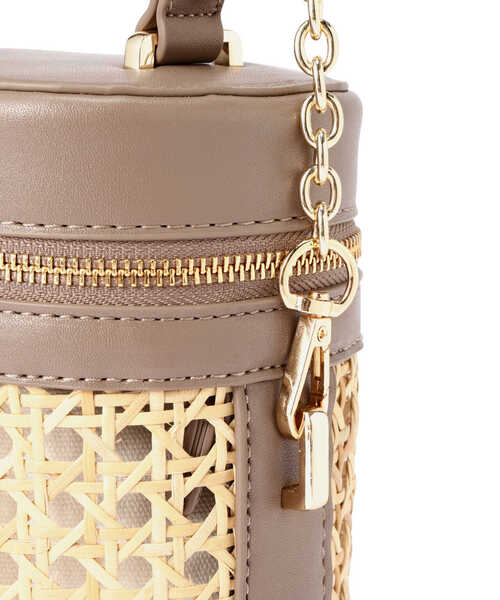 EDIT COLOGNE（エディットコロン）の「メッシュバニティバッグ（ショルダーバッグ・レディース・ホワイト/ブラウン・ﾌﾘ-）」の14枚目の写真