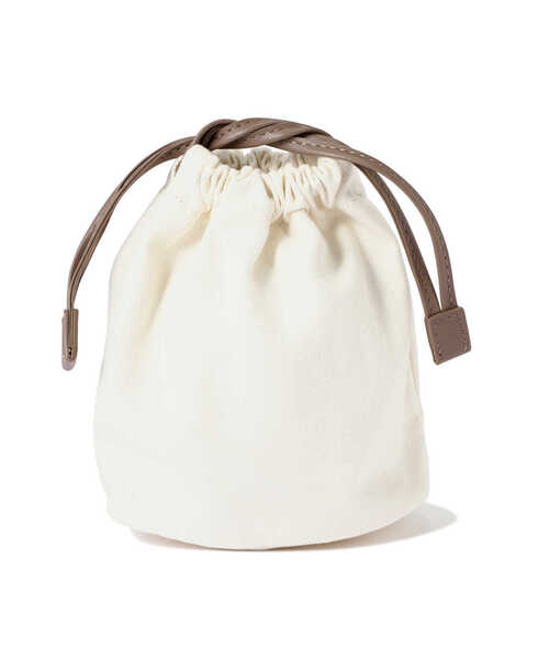 EDIT COLOGNE（エディットコロン）の「メッシュバニティバッグ（ショルダーバッグ・レディース・ホワイト/ブラウン・ﾌﾘ-）」の8枚目の写真