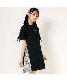 ZIDDY/アニマル柄切り替えワンピース(130~160cm)