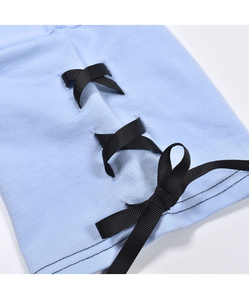 ZIDDY（ジディ）の「ZIDDY/アニマル柄切り替えワンピース(130~160cm)（ワンピース・キッズ・ブラック/ブルー・150/130/140/160）」の8枚目の写真