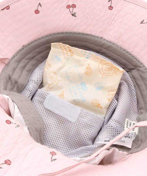 apres les cours（アプレレクール）の「【日よけ付き/UVカット】バラエティアウトドアハット（ハット・キッズ・ベージュ/サックスブルー/ピンク/キナリ・48/50/52/54）」の11枚目の写真