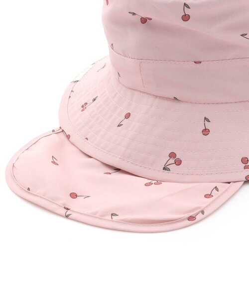 apres les cours（アプレレクール）の「【日よけ付き/UVカット】バラエティアウトドアハット（ハット・キッズ・ベージュ/サックスブルー/ピンク/キナリ・48/50/52/54）」の13枚目の写真