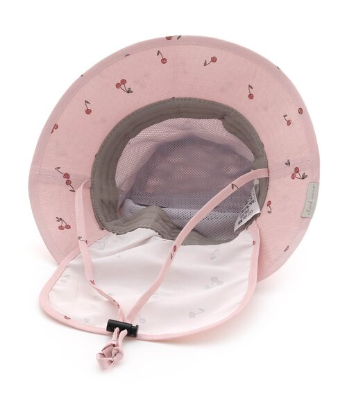 apres les cours（アプレレクール）の「【日よけ付き/UVカット】バラエティアウトドアハット（ハット・キッズ・ベージュ/サックスブルー/ピンク/キナリ・48/50/52/54）」の15枚目の写真