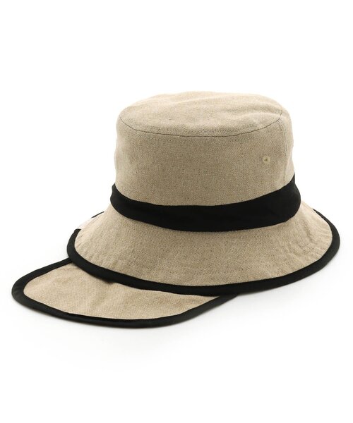 apres les cours（アプレレクール）の「【日よけ付き/UVカット】バラエティアウトドアハット（ハット・キッズ・ベージュ/サックスブルー/ピンク/キナリ・48/50/52/54）」の19枚目の写真