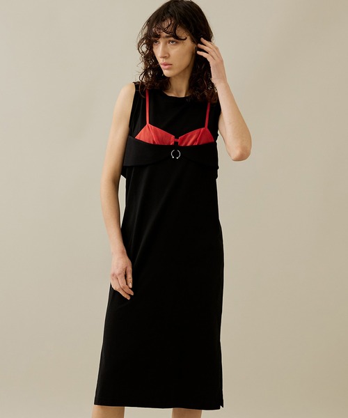 PoI（ポイ）の「【PoI/ポイ】wool strap dress/ウールストラップドレス  