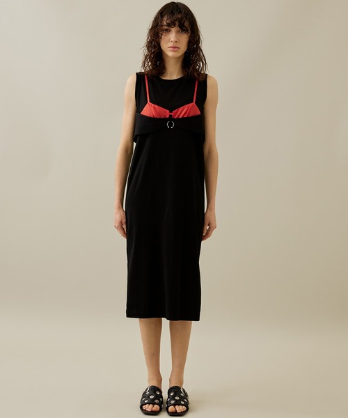 PoI（ポイ）の「【PoI】ブラトップドレス（ワンピース・レディース・ホワイト/ブラック・1）」の15枚目の写真