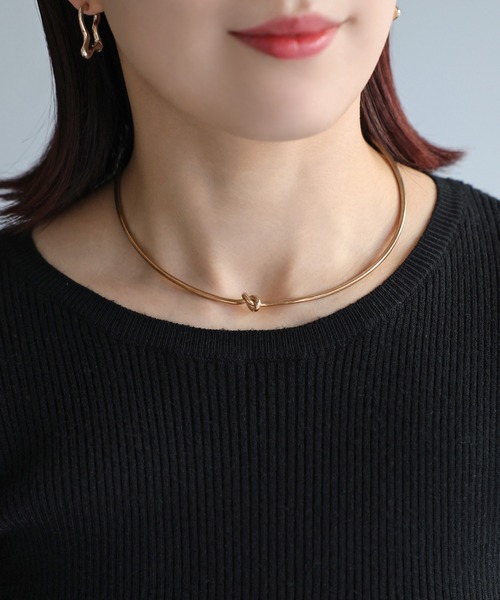 Riberry（リベリー）の「結び目デザインチョーカー（チョーカー・レディース・シルバー/ゴールド・FREE）」の9枚目の写真