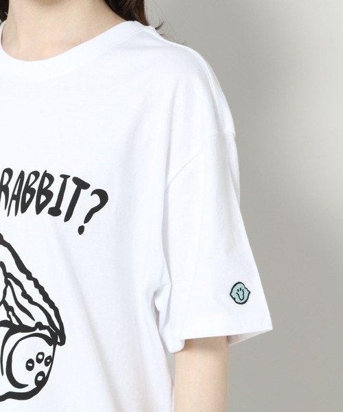NICE GHOST CLUB(ナイスゴーストクラブ)の「【UNISEX】niceghostclub/ラビットorベアT 2905593(Tシャツ/カットソー・レディース・ブラック/ホワイト・MEDIUM/LARGE/SMALL)」の20枚目の写真