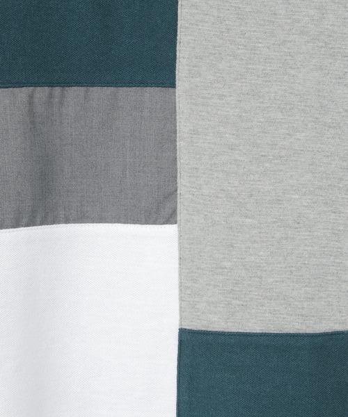 ikka（イッカ）の「鹿の子切り替えポロシャツ（ポロシャツ・メンズ・ネイビー/ホワイト/グリーン・S/M/L/XL）」の12枚目の写真