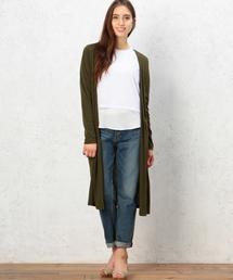 green label relaxing | GT R/L ロング カーディガン(カーディガン/ボレロ)