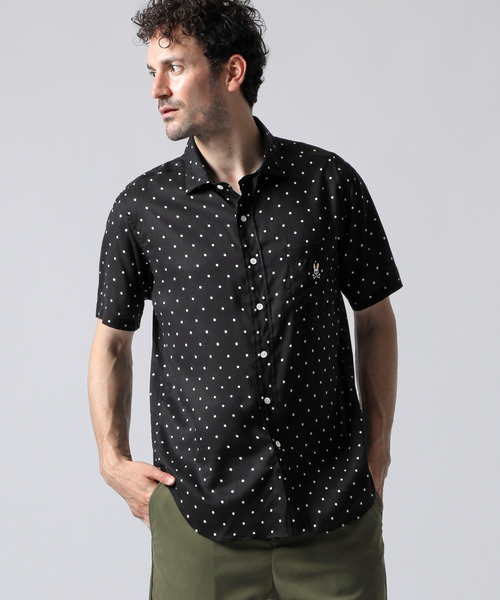 Psycho Bunny（サイコバニー）の「テンセルドットプリント 半袖シャツ