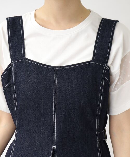 grove（グローブ）の「キレイに決まる!脇プリーツジャンドレ（ワンピース・レディース・カーキ/ネイビー/ブラック・03/02/01/05/04）」の19枚目の写真