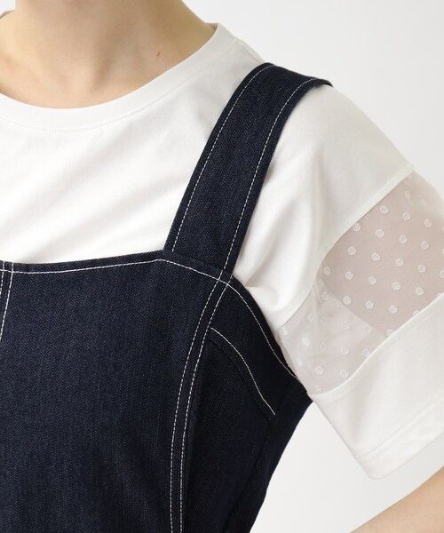 grove（グローブ）の「キレイに決まる!脇プリーツジャンドレ（ワンピース・レディース・カーキ/ネイビー/ブラック・03/02/01/05/04）」の20枚目の写真