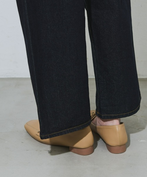 Aunt Marie's(アントマリーズ)の「スクエアトゥ3WAYビットローファー(ローファー・レディース・アイボリー/ブラック/ベージュ・S/M/L)」の18枚目の写真