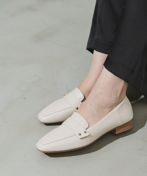 Aunt Marie's(アントマリーズ)の「スクエアトゥ3WAYビットローファー(ローファー・レディース・アイボリー/ブラック/ベージュ・S/M/L)」の5枚目の写真