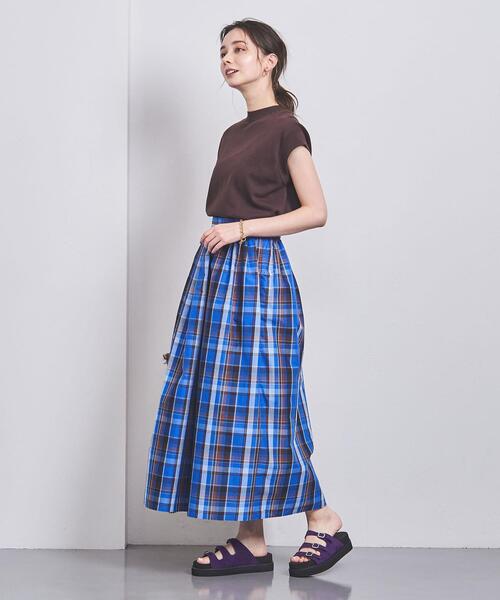 UNITED ARROWS（ユナイテッドアローズ）の「マドラスチェック ギャザー
