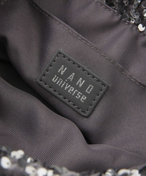 NANO universe（ナノユニバース）の「スパンコールベロアドロストバッグ（ショルダーバッグ・レディース・シルバー/ゴールド/ブラック・FREE）」の11枚目の写真