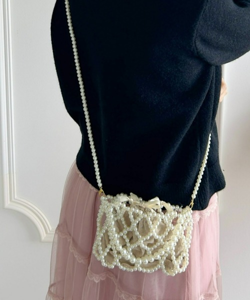 Loueme（ルエム）の「パール2WAYミニショルダーバッグ（ショルダーバッグ・レディース・ホワイト・FREE）」の8枚目の写真