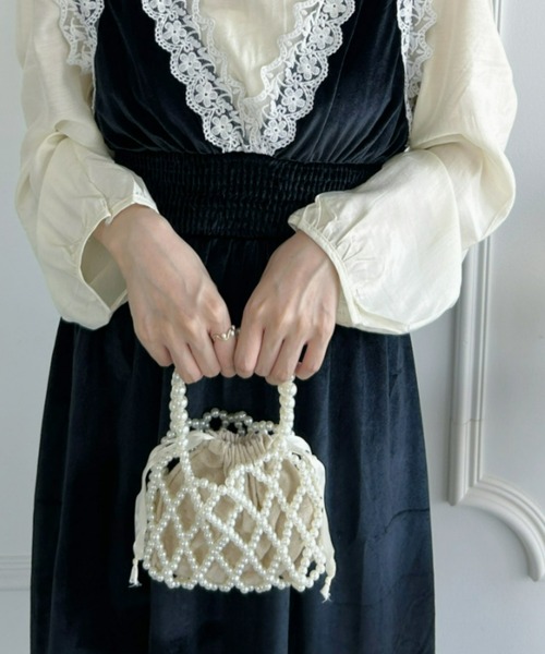 Loueme（ルエム）の「パール2WAYミニショルダーバッグ（ショルダーバッグ・レディース・ホワイト・FREE）」の10枚目の写真