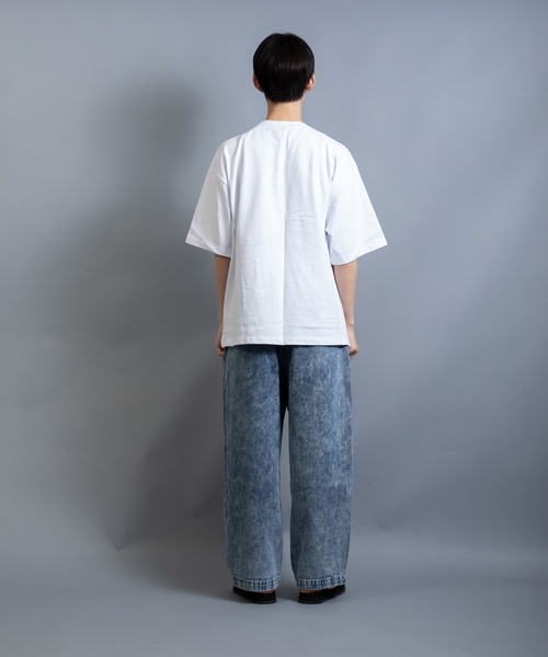 En serio TOKYO(エンソリオトーキョー)の「ヘビーウェイト ダブルポケット シェフ ビッグTEE(Tシャツ/カットソー・メンズ・サックスブルー/ライラック/ブラック/ミント/ホワイト・L/LL/M)」の11枚目の写真