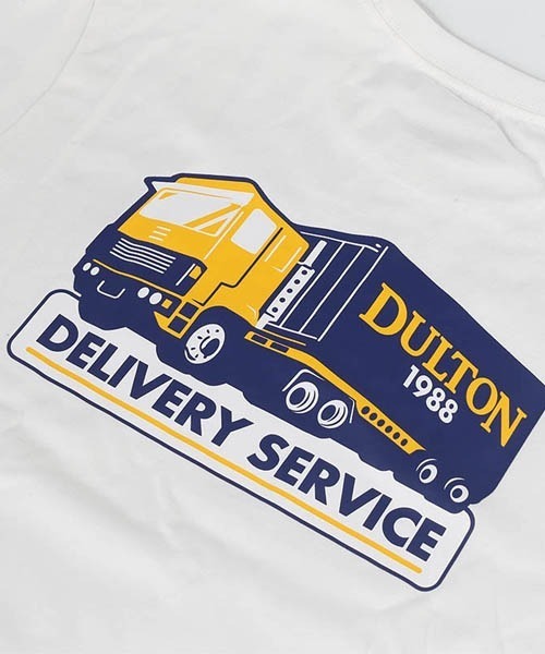DULTON(ダルトン)の「DULTON T-SHIRT DELIVERY SERVICE/ ダルトン Tシャツ デリバリー サービス(Tシャツ/カットソー・メンズ・ホワイト/ブルー/グレー・LARGE/MEDIUM/SMALL/X-LARGE)」の13枚目の写真