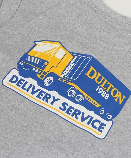 DULTON(ダルトン)の「DULTON T-SHIRT DELIVERY SERVICE/ ダルトン Tシャツ デリバリー サービス(Tシャツ/カットソー・メンズ・ホワイト/ブルー/グレー・LARGE/MEDIUM/SMALL/X-LARGE)」の7枚目の写真