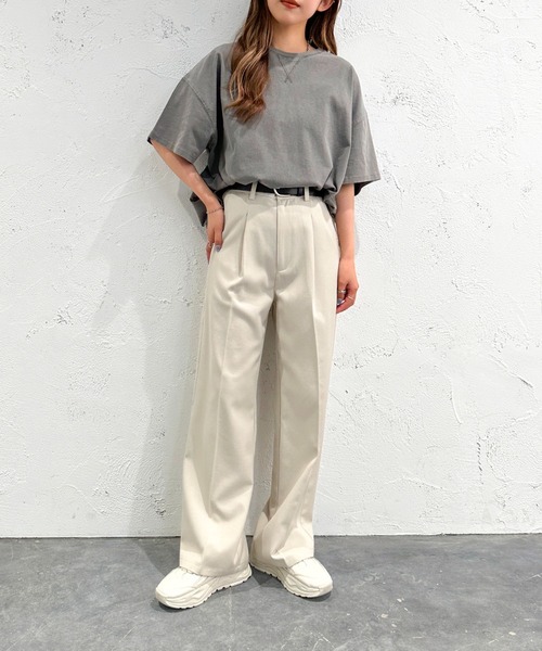 「A-C-Z」ピグメントグラフィックTシャツ 半袖 main image 0