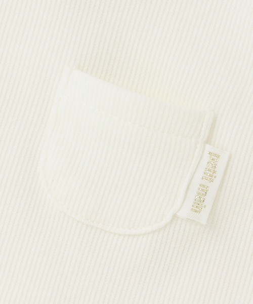 petit main（プティマイン）の「スタイつきロンパース（ロンパース・キッズ・アイボリー/ライトグリーン/ブラック・70cm/80ｃｍ）」の11枚目の写真