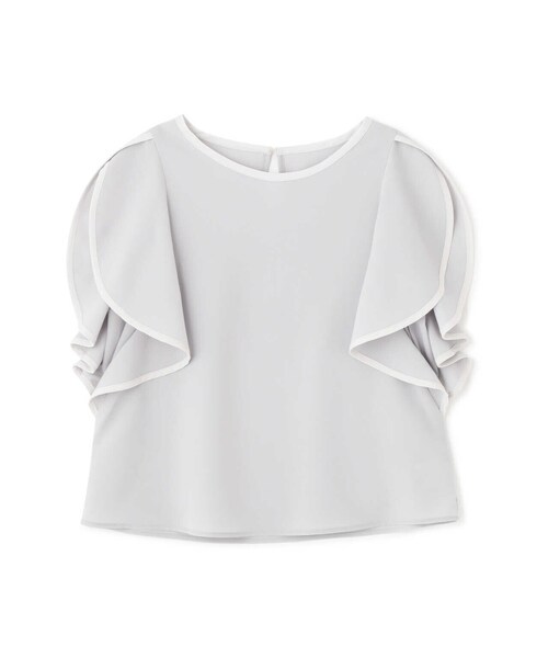 PROPORTION BODY DRESSING(プロポーションボディドレッシング)の「バイカラーラッフルスリーブブラウス / 1213210501(シャツ/ブラウス・レディース・グレー/ブラック/ホワイト系その他・SMALL/MEDIUM)」の17枚目の写真