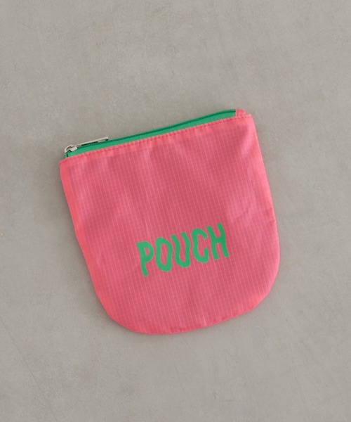 BIRTHDAY BAR（バースデイバー）の「フラットラウンドポーチ（ポーチ・レディース・グレー/ピンク/ブルー・フリー）」の10枚目の写真