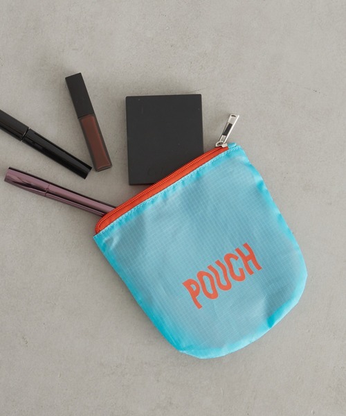 BIRTHDAY BAR（バースデイバー）の「フラットラウンドポーチ（ポーチ・レディース・グレー/ピンク/ブルー・フリー）」の13枚目の写真