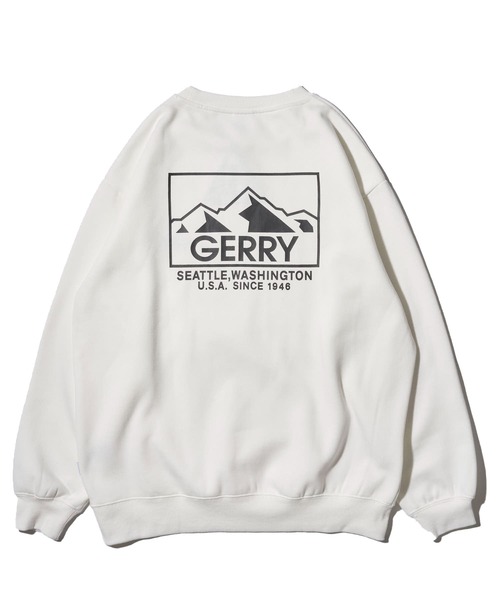 GERRY(ジェリー)の「【GERRY】裏起毛ワンポイント刺繍 バックプリント クルーネックプルオーバー(スウェット・メンズ・ネイビー/チャコールグレー/ホワイト/ライトグレー・X-LARGE/LARGE/MEDIUM)」の6枚目の写真