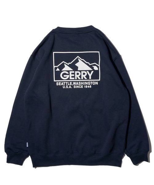 GERRY(ジェリー)の「【GERRY】裏起毛ワンポイント刺繍 バックプリント クルーネックプルオーバー(スウェット・メンズ・ネイビー/チャコールグレー/ホワイト/ライトグレー・X-LARGE/LARGE/MEDIUM)」の13枚目の写真