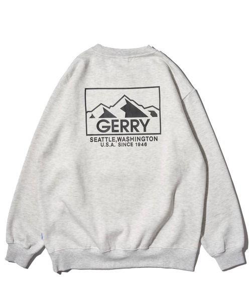 GERRY(ジェリー)の「【GERRY】裏起毛ワンポイント刺繍 バックプリント クルーネックプルオーバー(スウェット・メンズ・ネイビー/チャコールグレー/ホワイト/ライトグレー・X-LARGE/LARGE/MEDIUM)」の15枚目の写真