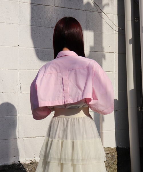 moyan ecri(モヤン エクリ)の「<moyan ecri>2WAY刺繍モチーフ シャツ ブラウスlucky charm motif multiway shirt(シャツ/ブラウス・レディース・レモンイエロー/サックスブルー系/オフホワイト/ピンク/ブラック・FREE)」の14枚目の写真