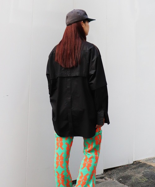 moyan ecri(モヤン エクリ)の「<moyan ecri>2WAY刺繍モチーフ シャツ ブラウスlucky charm motif multiway shirt(シャツ/ブラウス・レディース・レモンイエロー/サックスブルー系/オフホワイト/ピンク/ブラック・FREE)」の17枚目の写真