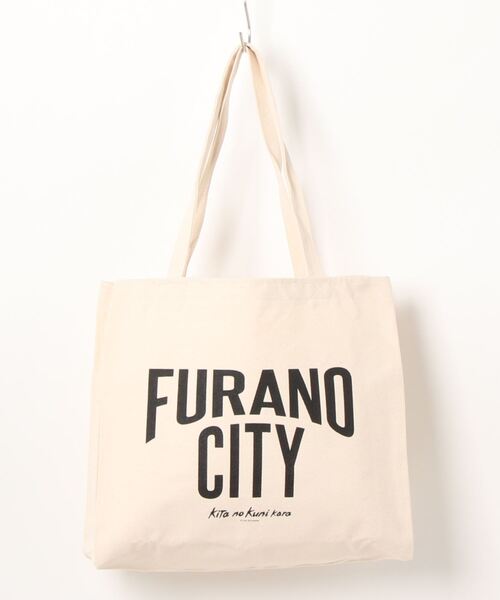sunny branch(サニーブランチ)の「★北の国から x THE BEYOND AND PRODUCTS★ FURANO CITY tote bag(トートバッグ・レディース・ブラック/オフホワイト・FREE)」の13枚目の写真