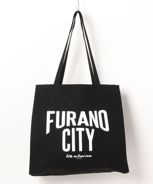 sunny branch(サニーブランチ)の「★北の国から x THE BEYOND AND PRODUCTS★ FURANO CITY tote bag(トートバッグ・レディース・ブラック/オフホワイト・FREE)」の14枚目の写真
