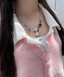 VSCH | ストリートファッション VSCH ブイエスシーエイチ Lucky Star Necklace Year of the Rabbit Limited うさぎモチーフ ラビット スターネックレス ビジューネックレス チェーンネックレス ボリュームネックレス(ネックレス)