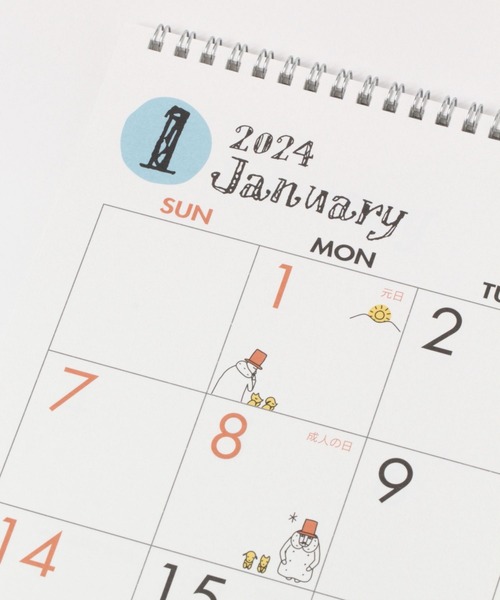 niko and...（ニコアンド）の「[2024年ダイアリー]おじさん壁掛けカレンダー（ポスター/アート・レディース・その他・0）」の5枚目の写真
