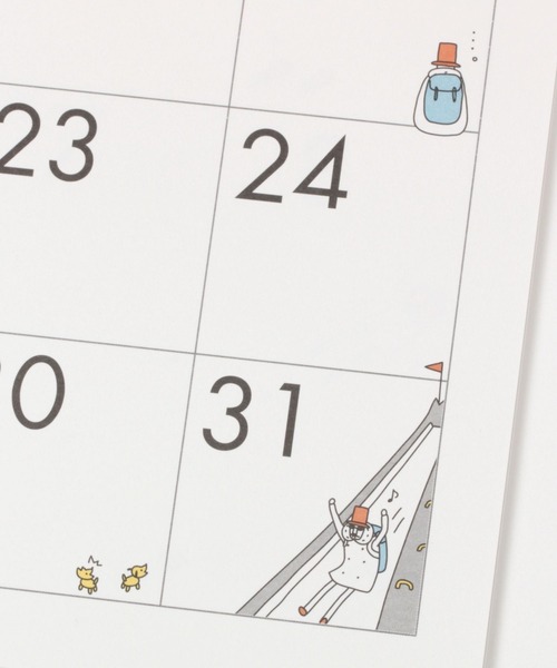 niko and...（ニコアンド）の「[2024年ダイアリー]おじさん壁掛けカレンダー（ポスター/アート・レディース・その他・0）」の12枚目の写真