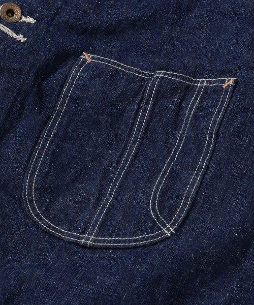 orSlow(オアスロウ)の「Orslow/オアスロウ 1940S COVERALL/カバーオール/6150(カバーオール・メンズ・インディゴブルー・1/2/3)」の5枚目の写真