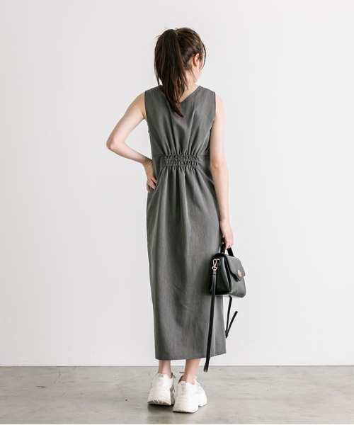 OLIVE des OLIVE（オリーブデオリーブ）の「【WEB限定】マルチウェイジャンスカ　1032090180（ジャンパースカート・レディース・チャコールグレー/ブラウン・FREE）」の11枚目の写真