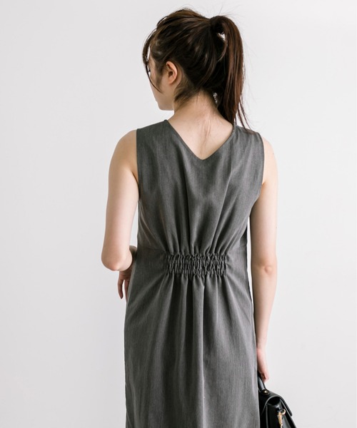 OLIVE des OLIVE（オリーブデオリーブ）の「【WEB限定】マルチウェイジャンスカ　1032090180（ジャンパースカート・レディース・チャコールグレー/ブラウン・FREE）」の14枚目の写真