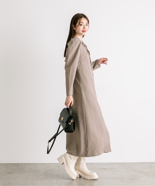 OLIVE des OLIVE（オリーブデオリーブ）の「【WEB限定】マルチウェイジャンスカ　1032090180（ジャンパースカート・レディース・チャコールグレー/ブラウン・FREE）」の16枚目の写真